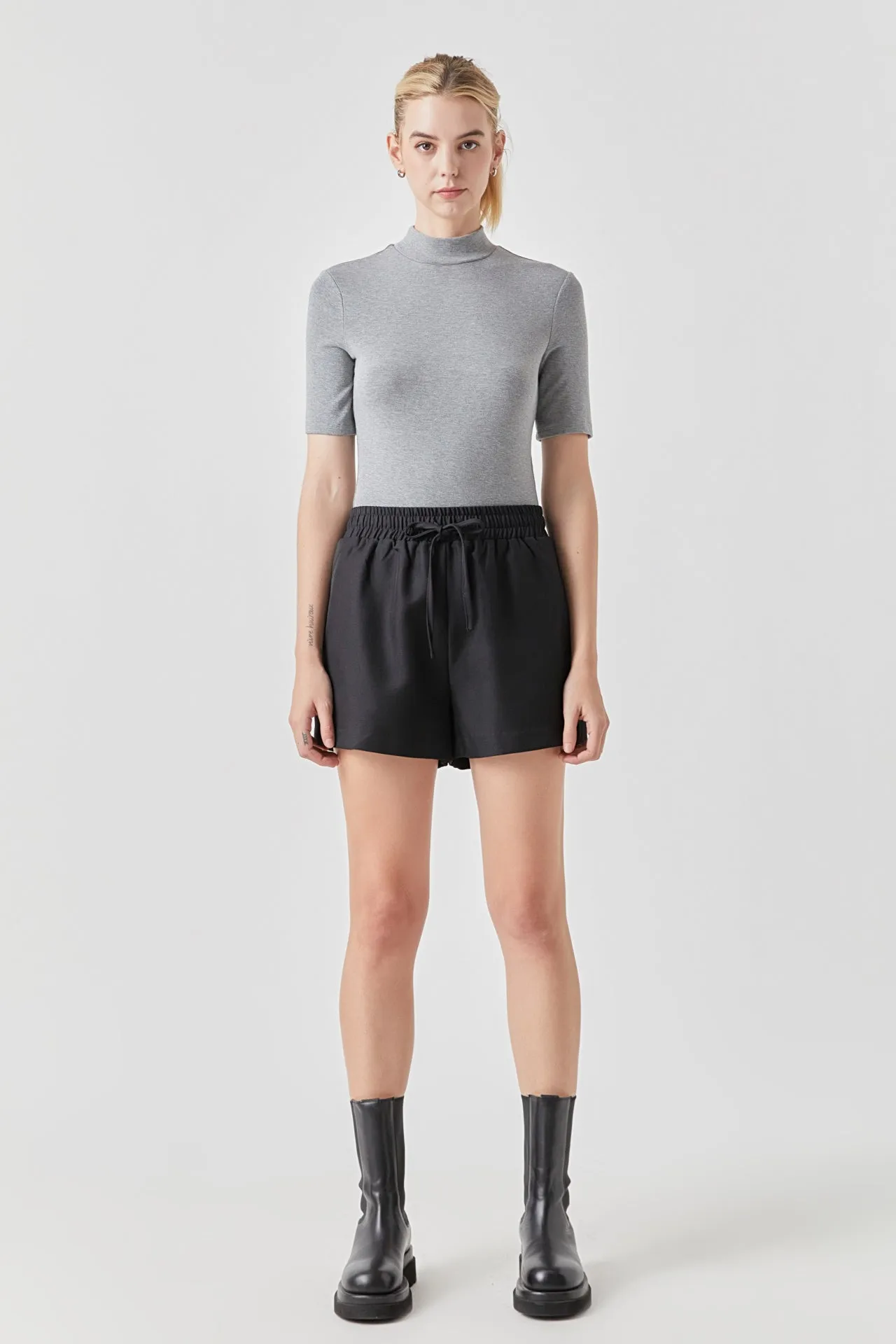 Elastic Waist Shorts